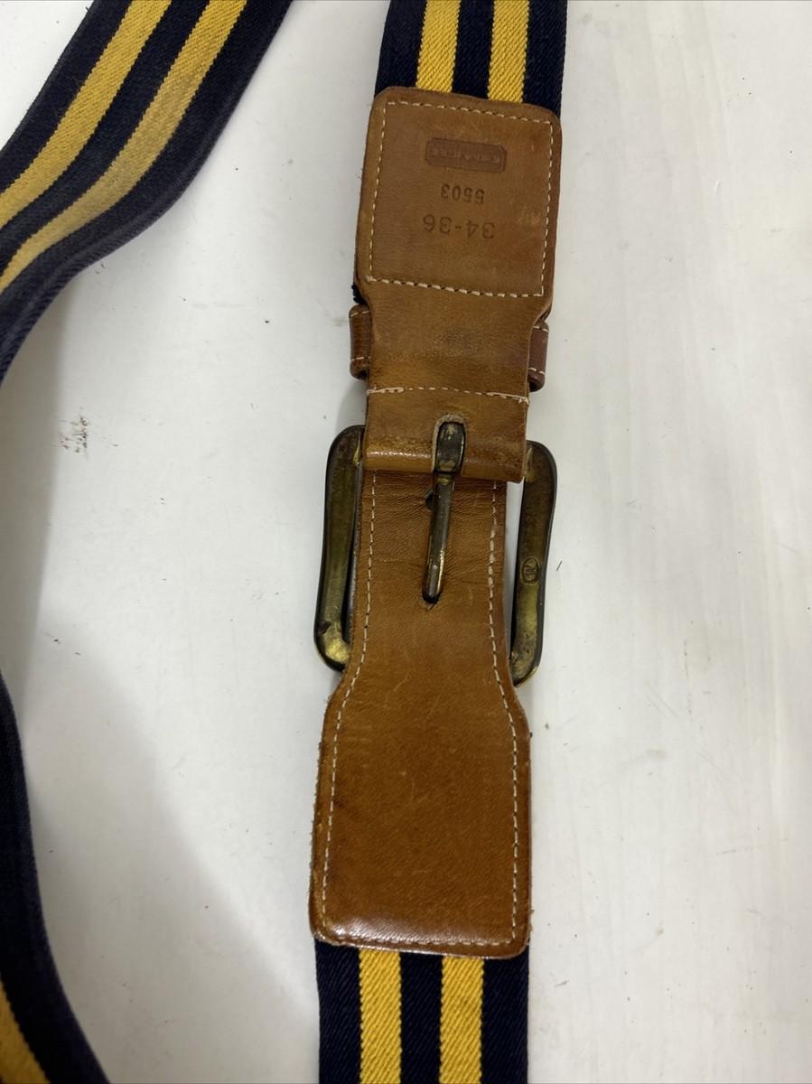 極美品 vintage coach old belt ベルト ネイビー COACH コーチ ベルト レザー 本革 USA製 8400 ダークネイビー