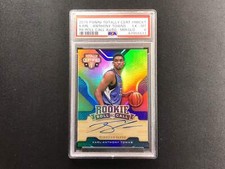 2015-16 Certified Karl-anthony Towns Rookie Roll Call Auto Gold 7/10 Psa 6
