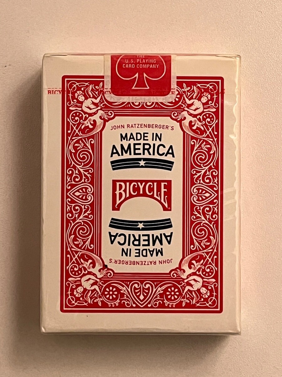 Bicycle Made in America Playing Cards printed by USPCC ships w/DS1 Deck Sleeve Bicycle Made in America Playing Cards printed by USPCC ships w/DS1 Deck Sleeve