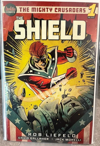 The Mighty Crusaders: The Shield #1 (Archie Comics, 2021) Variant Cover B