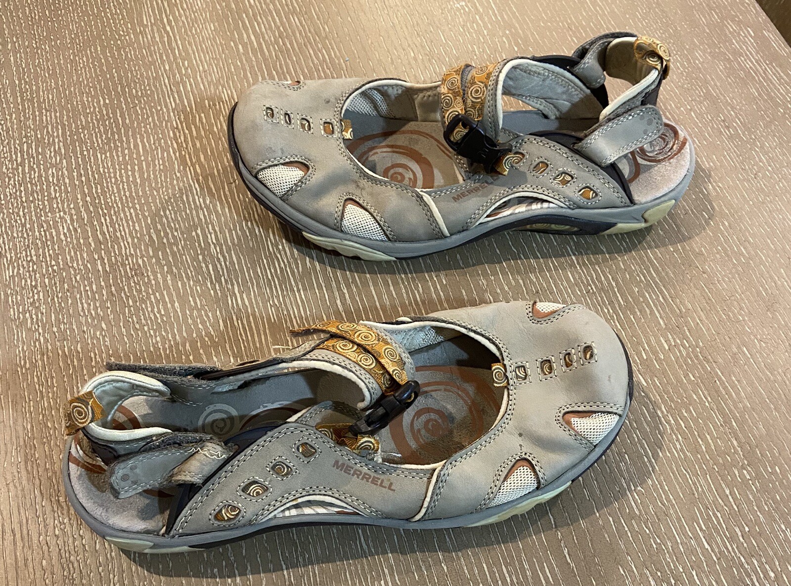 Merrell Vibram Siren Ginger Brindle sandali da passeggio donna taglia 11