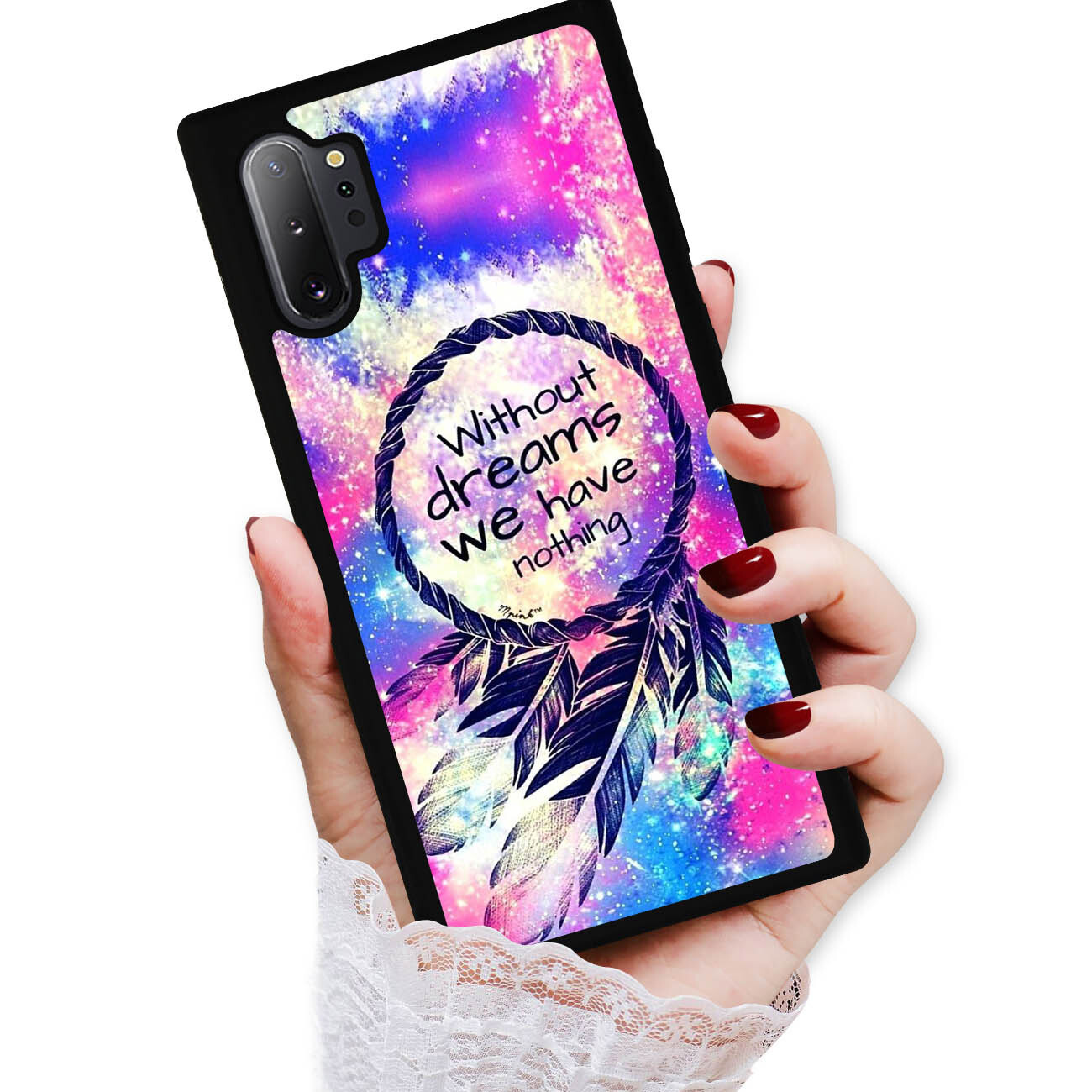 ( For Samsung Note 10 Plus, Note 10+ ) Back Case Cover H23153 Dream Catcher