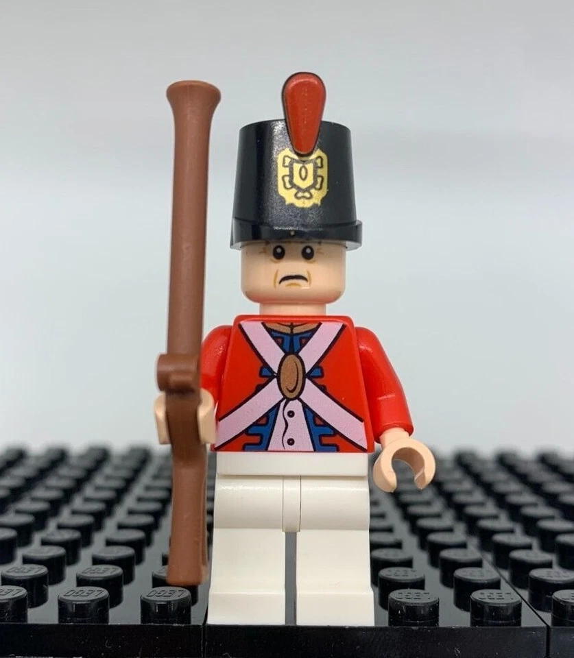 LEGO British Redcoat Soldiers Minifigure Lot 100% Genuine LEGO - YOU PICK - Image 4 of 4