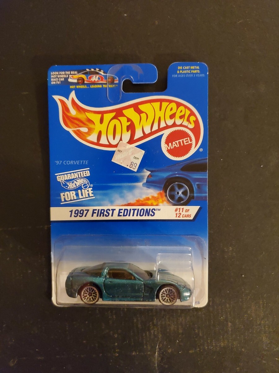 1997 Hot Wheels First Editions #11/12, '97 Corvette, Green