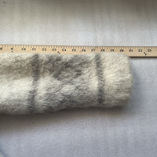 Vintage 80s Alafoss Icewool Jacket Women Small Beige Brown 100% Virgin Wool Zip - Picture 11 of 11