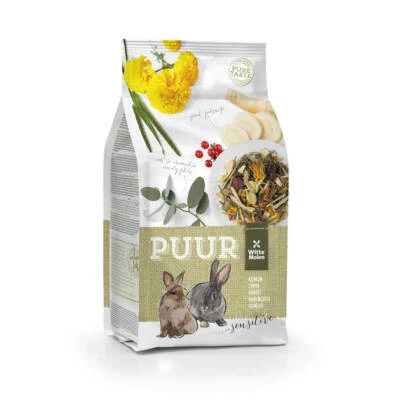 Witte Molen PUUR Zwerg- Kaninchenfutter Sensitive 3 kg schont Nieren & Verdauung