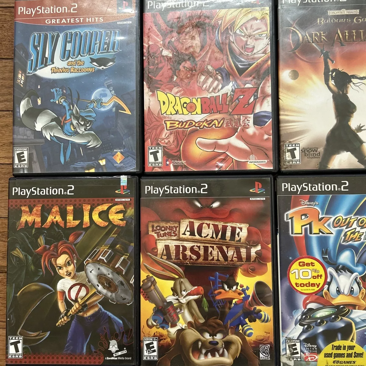 12 Playstation 2 PS2 Video Game Collection