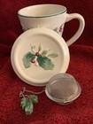 “Pfaltzgraff” Winterberry Pattern, Tea Cup/Lid w/ Stainless Infuser-NEW w/o TAGS — photo 5