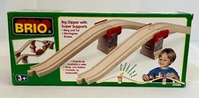 BRIO 33480, Wooden Railway System, “Big Dipper w/ Super Supports”, Vintage-2000