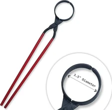 27" Blacksmith Foundry Flask Metal Tong for Clay Graphite and Graphite Crucibles