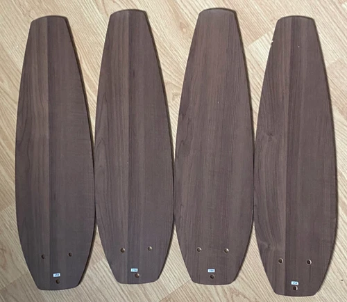 Harbor Breeze 4 Replacement Ceiling Fan Blades Brown/Light Oak Reversible Sides