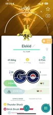 Pokémon Go - Shiny Elekid Spark Accessory Instinct Background - TRADE or P T C
