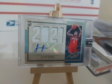Panini Instant Prime Cuts Jalen Green Rookie Jersey Card  Auto /10 SSP ROCKETS 