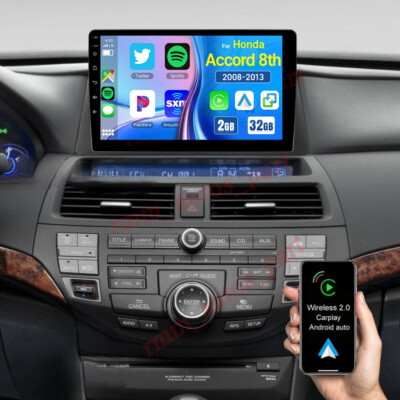 For 2008-2012 Honda Accord 8 Android 14 Carplay Car Stereo Radio 