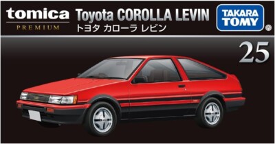 TOMICA PREMIUM 25 TOYOTA COROLLA LEVIN AE86 1/60 TOMY New 2024 Oct