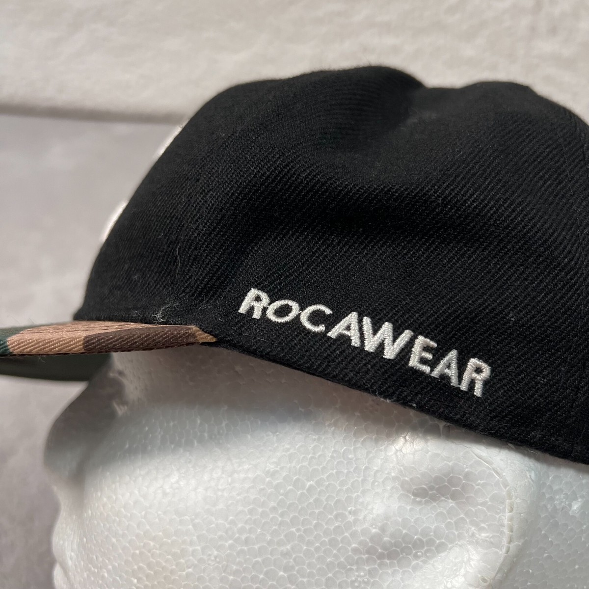 Rocawear Snapback Hat Mens One Size Black Camo Adjustable Rocawear Snapback Hat Mens One Size Black Camo Adjustable