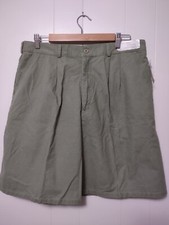 Vintage NOS L.L. Bean Sage Pleated Front Tropic Weight Shorts Women's 18