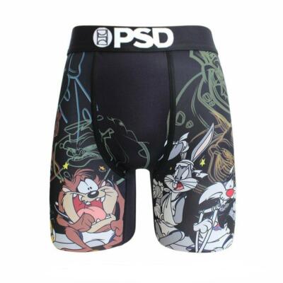 PSD SPACE JAM TEAM Colorful Boxer Briefs Double Layer Mesh Front Men's NIP **