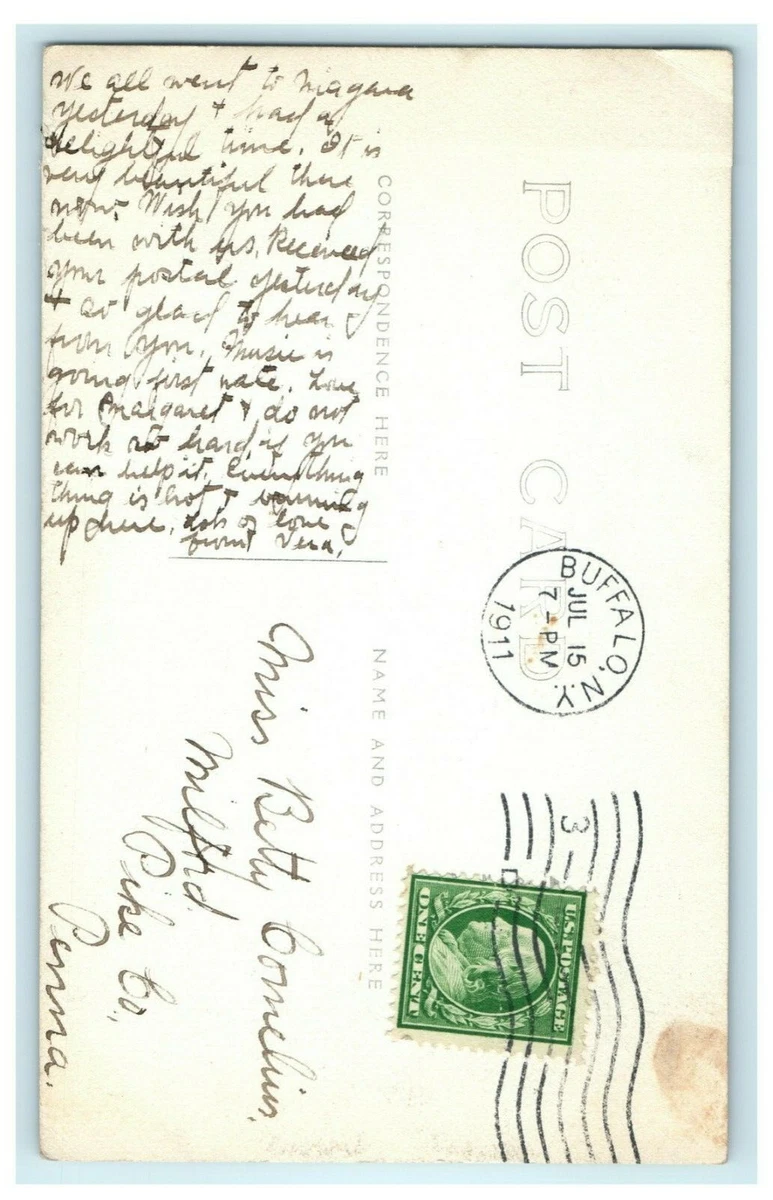 Cave of Winds Niagara Falls NY New York Buffalo 1911Vintage Postcard | eBay