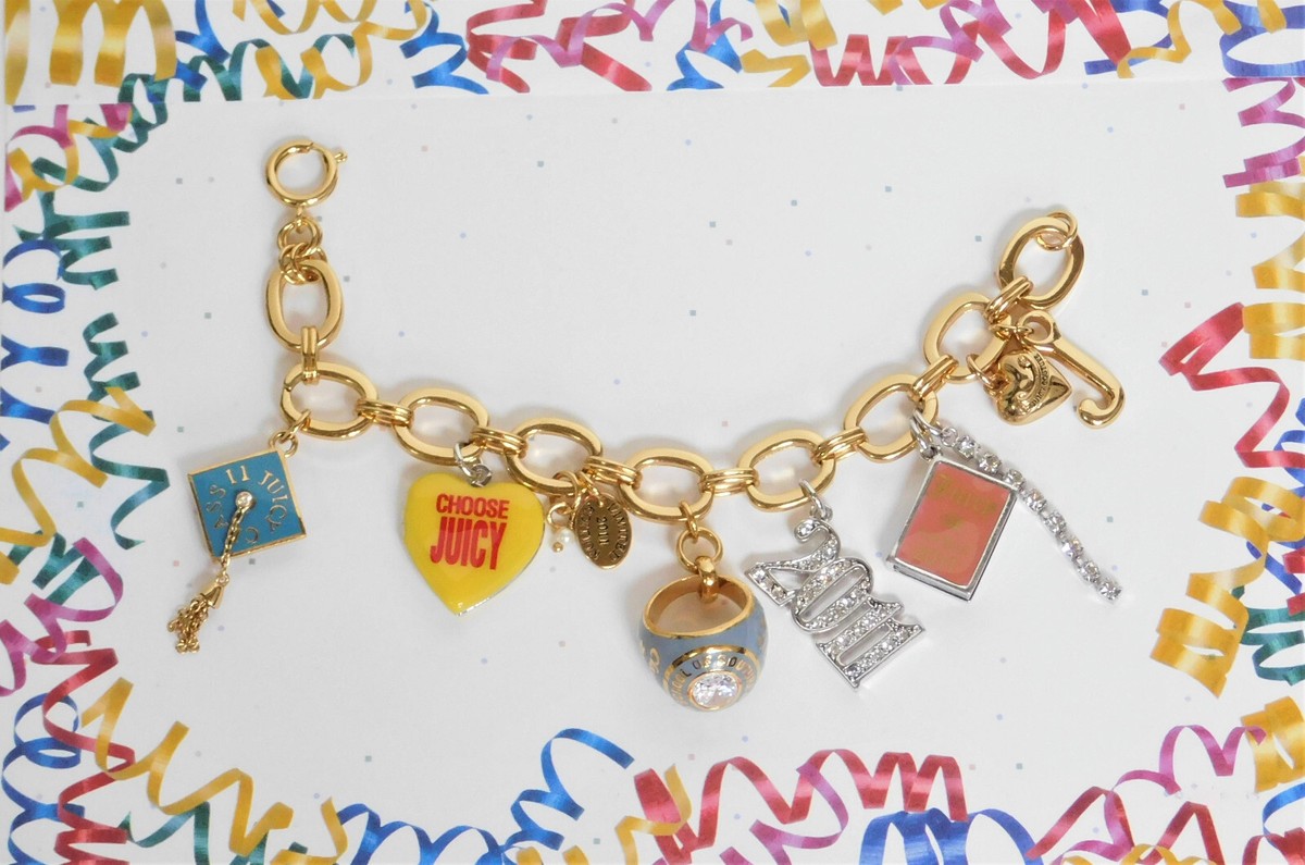 Juicy Couture 2011 Limited Edition Graduation Charm Bracelet Juicy Couture 2011 Limited Edition Graduation Charm Bracelet