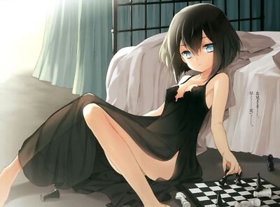 Anime cleavage chess yuzurina houshou kono naka ni Custom Gaming Mat Desk