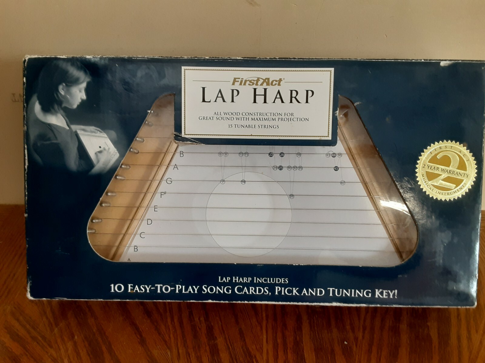 First Act LAP HARP 10 Easy-to-play Song Cards/Pick/Tuning Key New | eBay