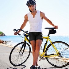 3D Padded Mens Cycling Shorts Bicycle Road Bike Underwear/Shorts/Pants BLACK