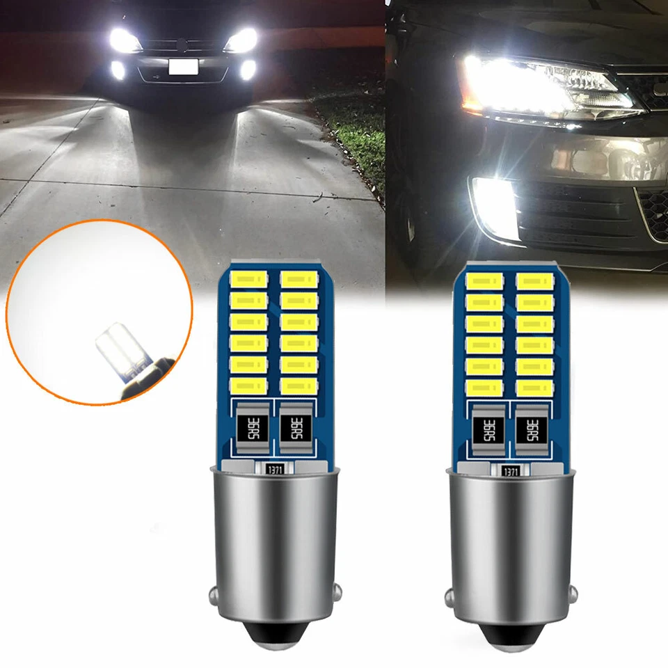 4X Canbus BA9S LED H6W T2W T3W H5W.Car Reverse Light Parking License Plate Light - Image 3 of 4