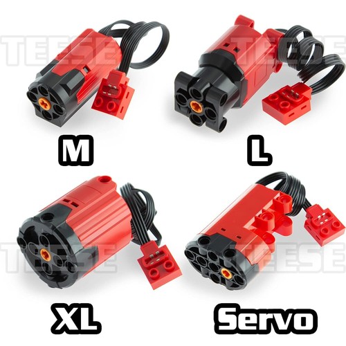 TEESE 46pcs Technic-Motor Set with Red-Burst-Monster-Motor, Remote-Battery-Bo... - Picture 2 of 9