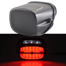 Motorcycle LED Rear Tail Light Brake Running Smoke Lens For Harley Touring Dyna