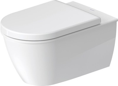 Duravit 254409-DUAL Darling New 0.8/1.6 GPF Dual Flush Wall - White
