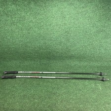 Leki Viper Alu Carbon AirFoil HTS 6.5 Series Ski Poles Gray Black 120cm 48"