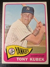 1965 Topps - Tony Kubek #65 VG/EX Centered Well Sharp No Creases See Photos