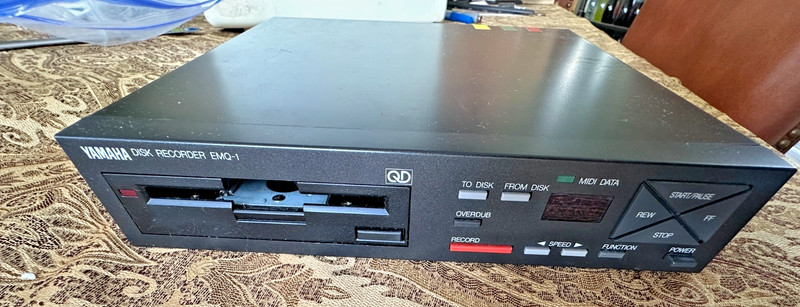 Yamaha EMQ-1 Disk Recorder For Portasound Portatone Clavinova NO RESERVE!