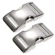 Metall-Klickverschluss Alumaxx 1'', 2 Stück, Klipp-Verschluss, Steck-Schließe