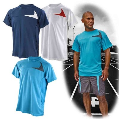 Herren Laufshirt / Trainingshirt Dash von SPIRO S - 4XL - 3 Farben