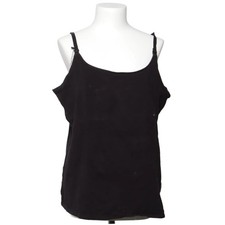 H&M, Still-Top, Größe: XL, Schwarz, Baumwolle/Elasthan, Einfarbig, Damen #5HR