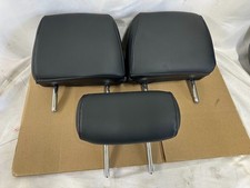 Lkq Oem 2016-2023 Toyota Tacoma Rear Back Seat Headrests Set Of 3 Black Leather