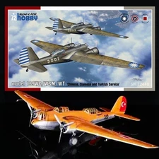 SPECIAL HOBBY 72440 MARTIN 139WC BOMBER 'CHINESE, SIAMESE & TURKISH SERVICE' KIT