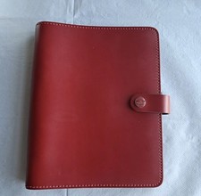 Filofax The Original A5 Organiser Red Leather With 2 Card Slots