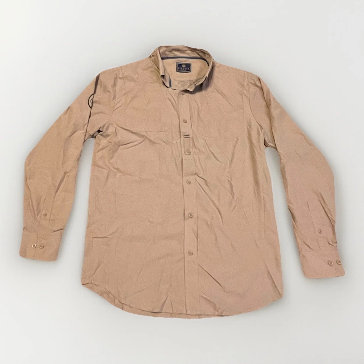 Beretta TKAD Flex Shirt Long Sleeve Tan Hunting Shirt Large UV 50 Sun Protection