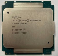 Intel Xeon E5-2699 V3 LGA2011-3 Server CPU Processor SR1XD 18-Core 2.3GHz