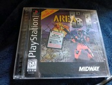AREA 51 (Sony PlayStation 1, 1996) Black Label W/ Reg Card CIB Complete Tested
