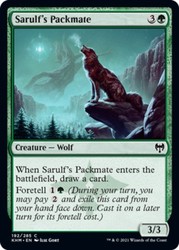 Sarulf's Packmate 192/285 Kaldheim Common MTG