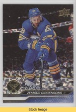 2023 Upper Deck Extended Series Speckled Rainbow Foil Zemgus Girgensons READ q2c