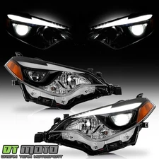 w/LED DRL Tube For 2014-2016 Toyota Corolla Projector Headlights Headlamps SET