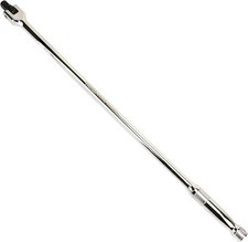 12 Drive 24-inch Breaker Bar With 180 Pivot Flex 12 X 24 Silver