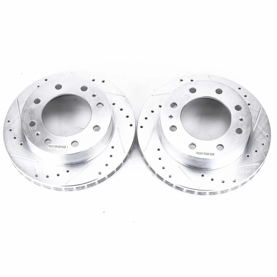 Power Stop Brake Rotors For GMC Sierra 2500 HD Classic 2007 Rear Evolution Pair Foto 2 de 4