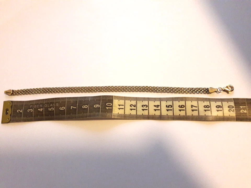 Goldarmband 585 Länge 20,5mm Breit 6 mm - Bild 3 von 4