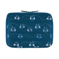 Hobonichi Large Drawer Pouch Whiskered Cat Organizer Bag from Japan